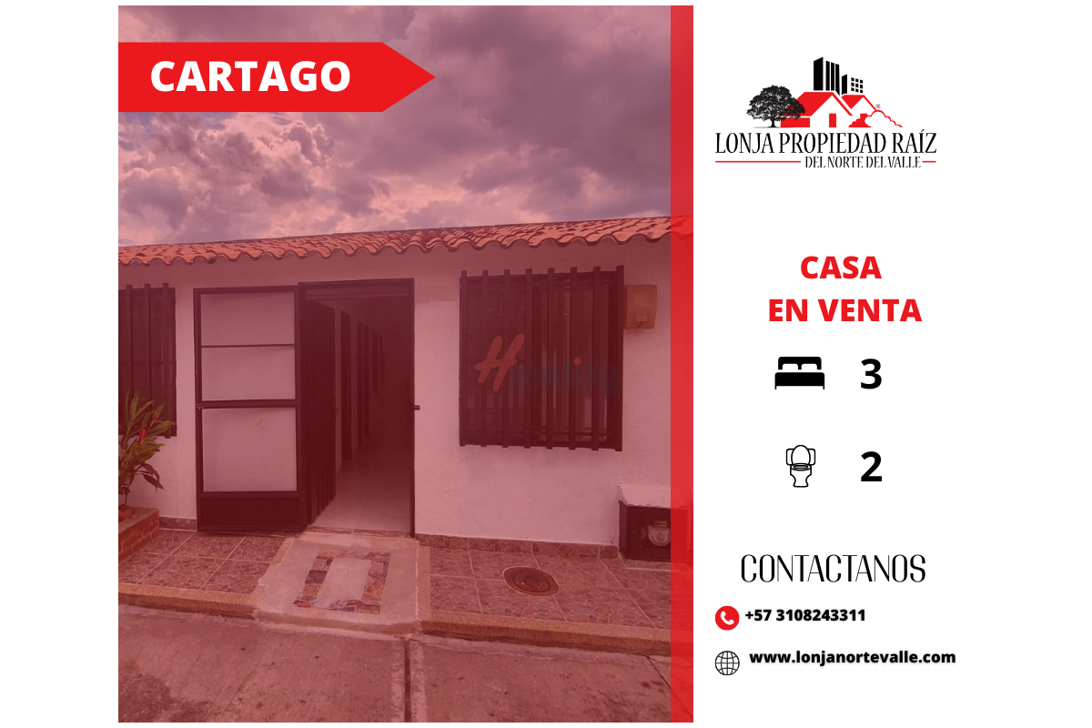 Casas en Venta, Cartago,  - Cartago