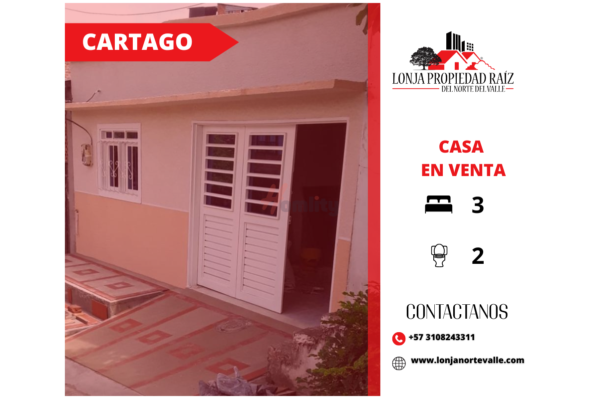 Casas en Venta, Cartago,  - El Palatino