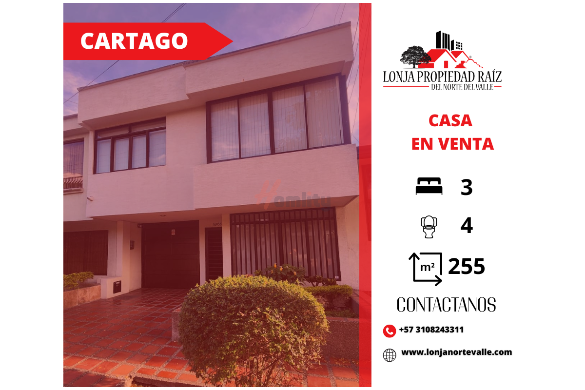 Casas en Venta, Cartago,  - Cartago