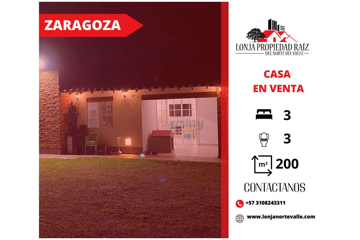 Casas Campestres en Venta, Cartago,  - Zaragoza