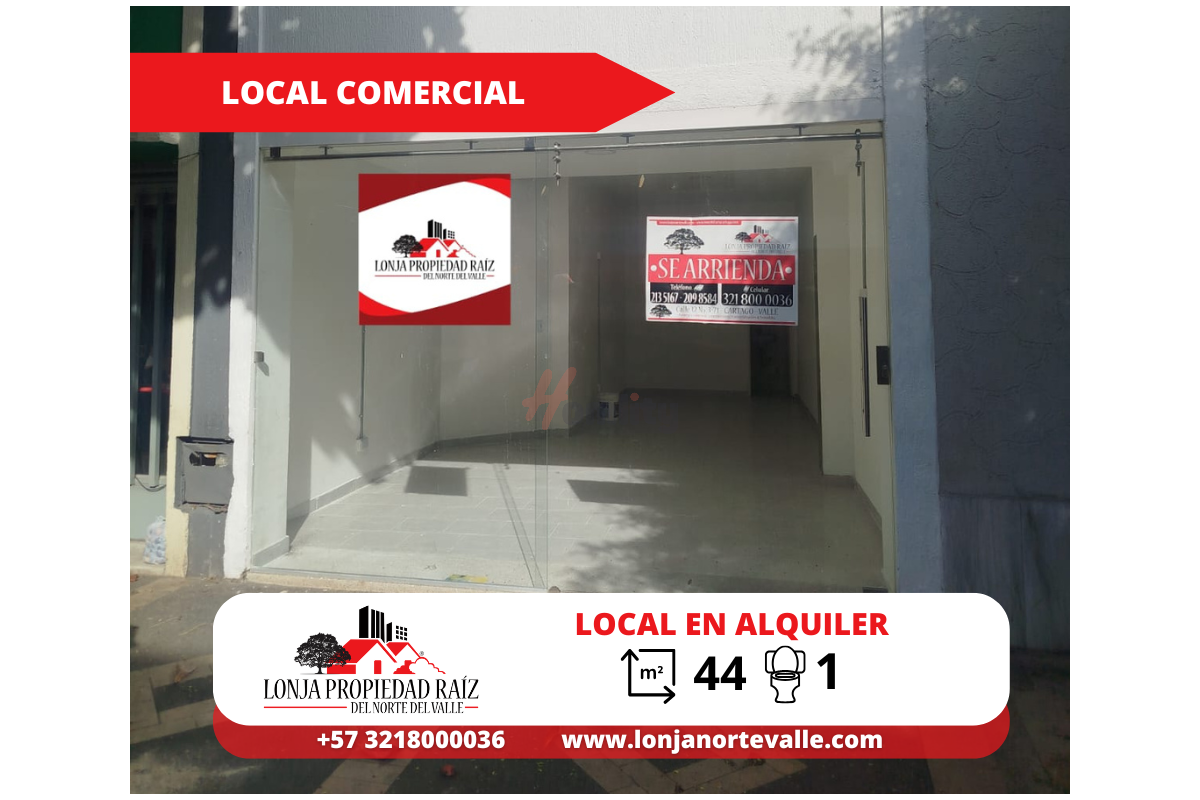 Locales en Arriendo, Cartago,  - El Llano