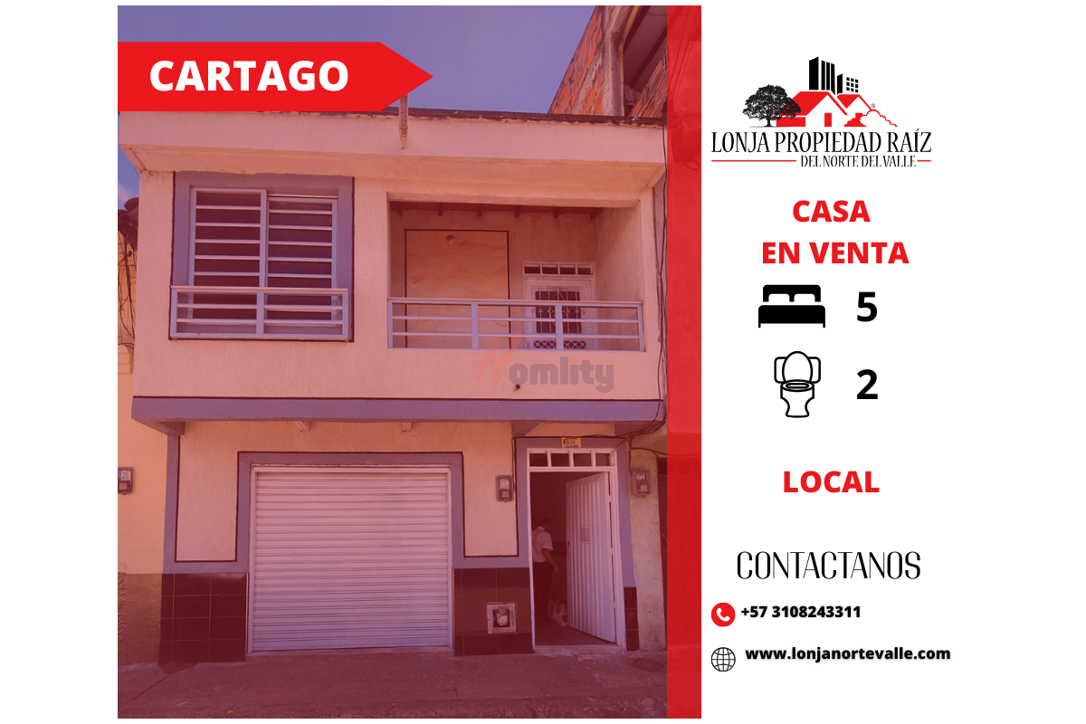 Casas en Venta, Cartago,  -LA ESTACION