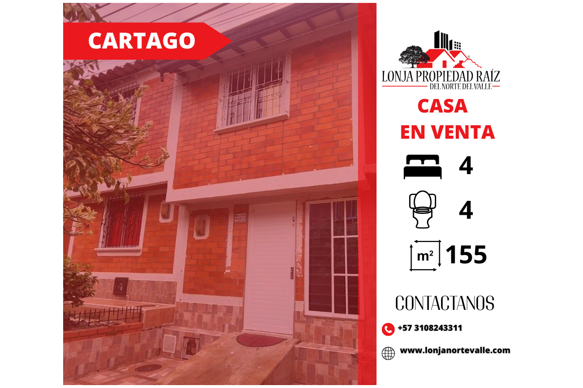 Casas en Venta, Cartago,  - José Gabriel Calderón