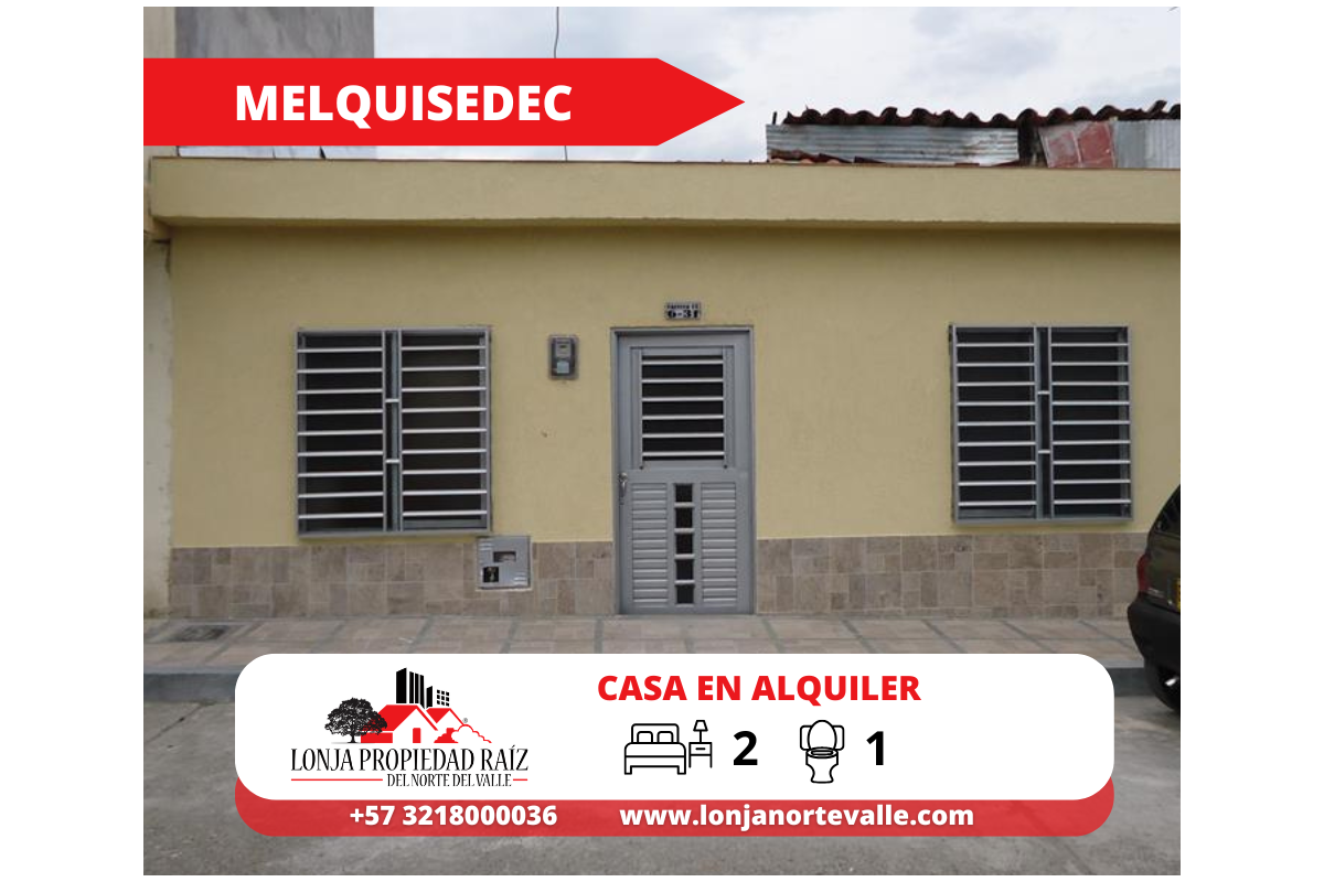 Casas en Arriendo, Cartago,  - Melquisedec Quintero